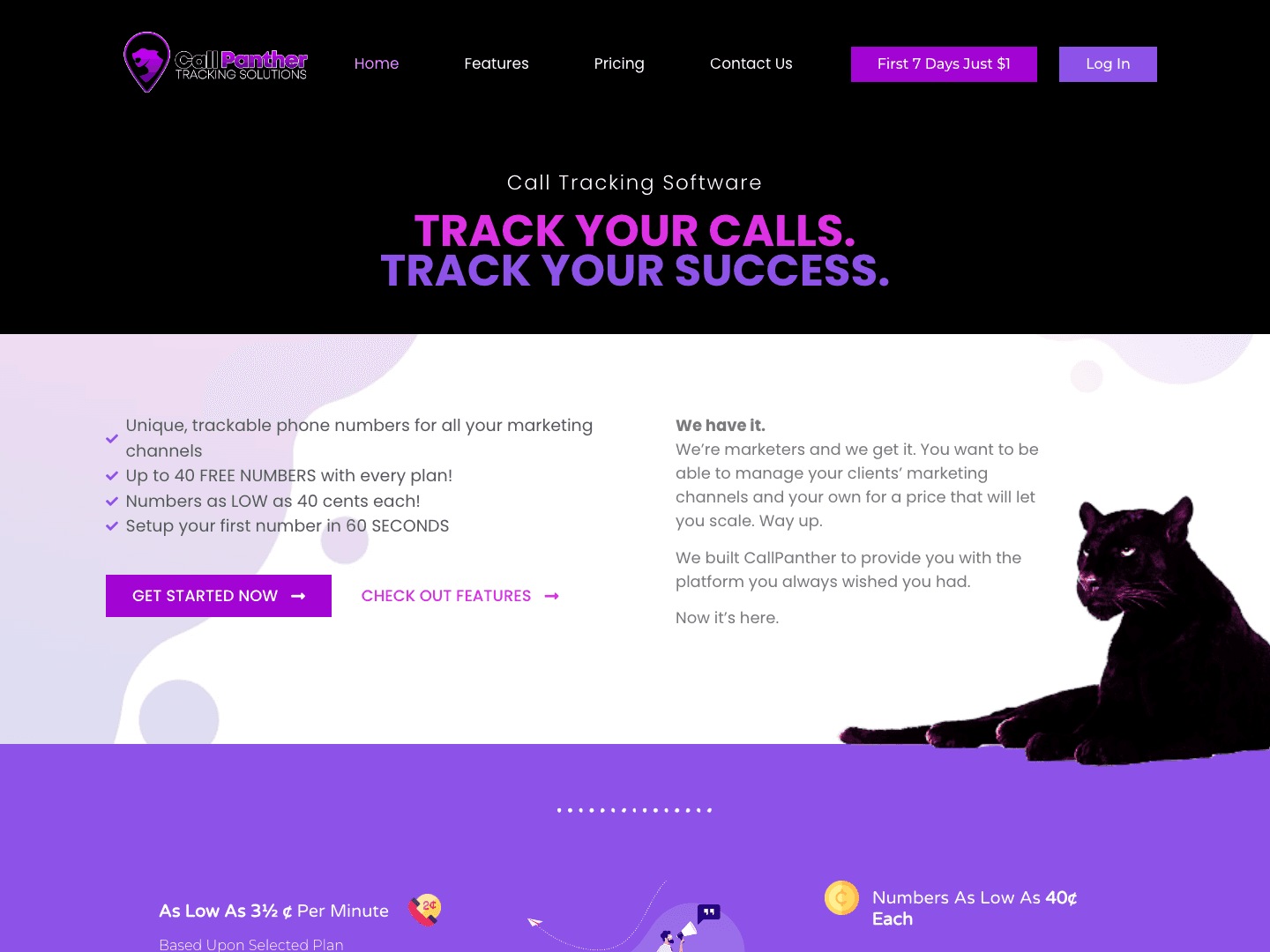 CallPanther website