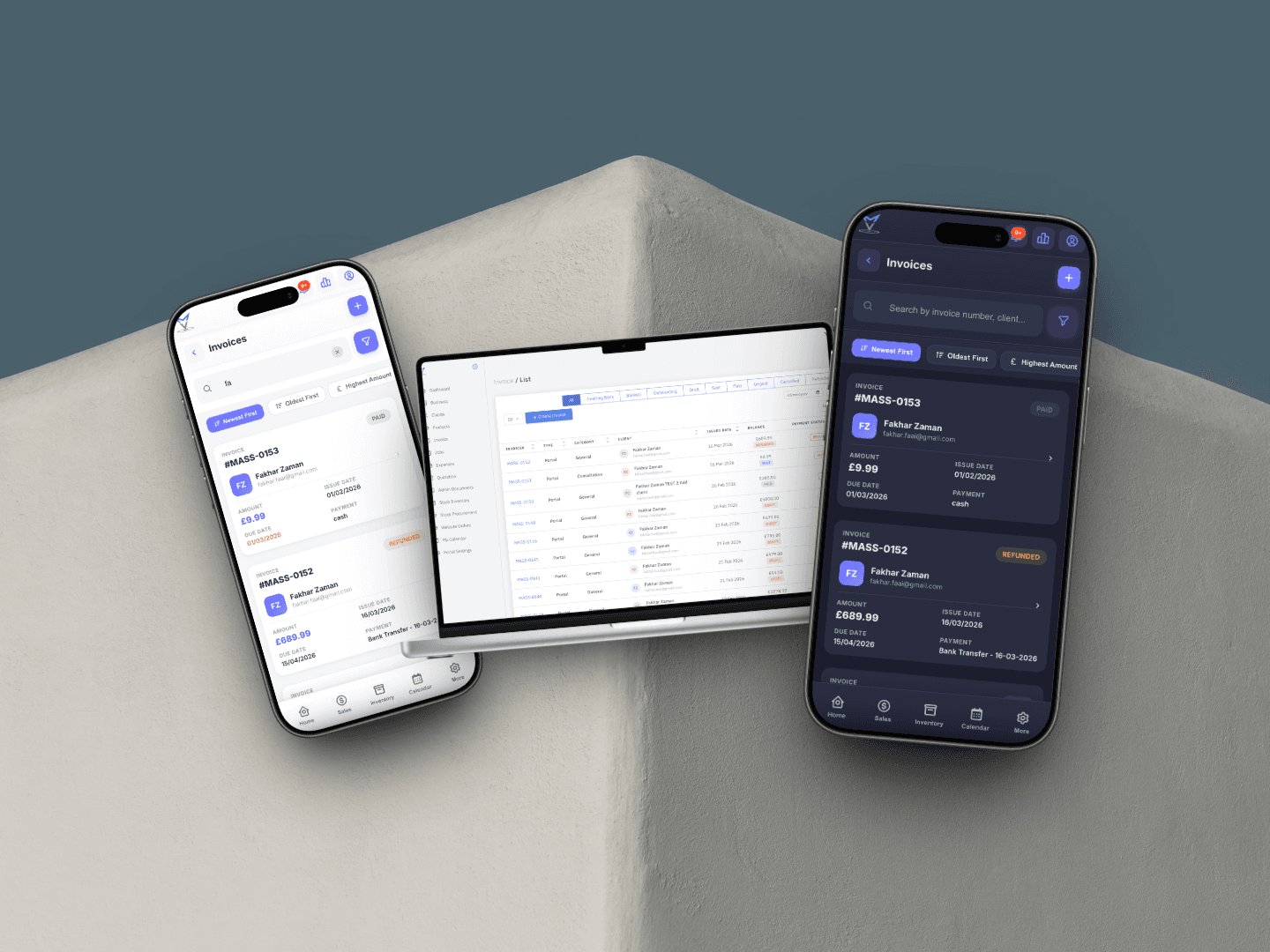 Business CRM & Invoicing System